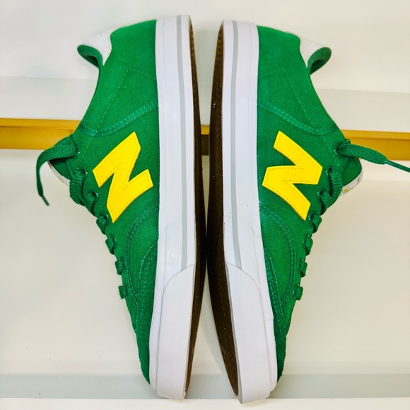 New Balance Numeric 212 Pro Court Green Yellow Men’s 9 Skate Shoes Like New! - Picture 6 of 14